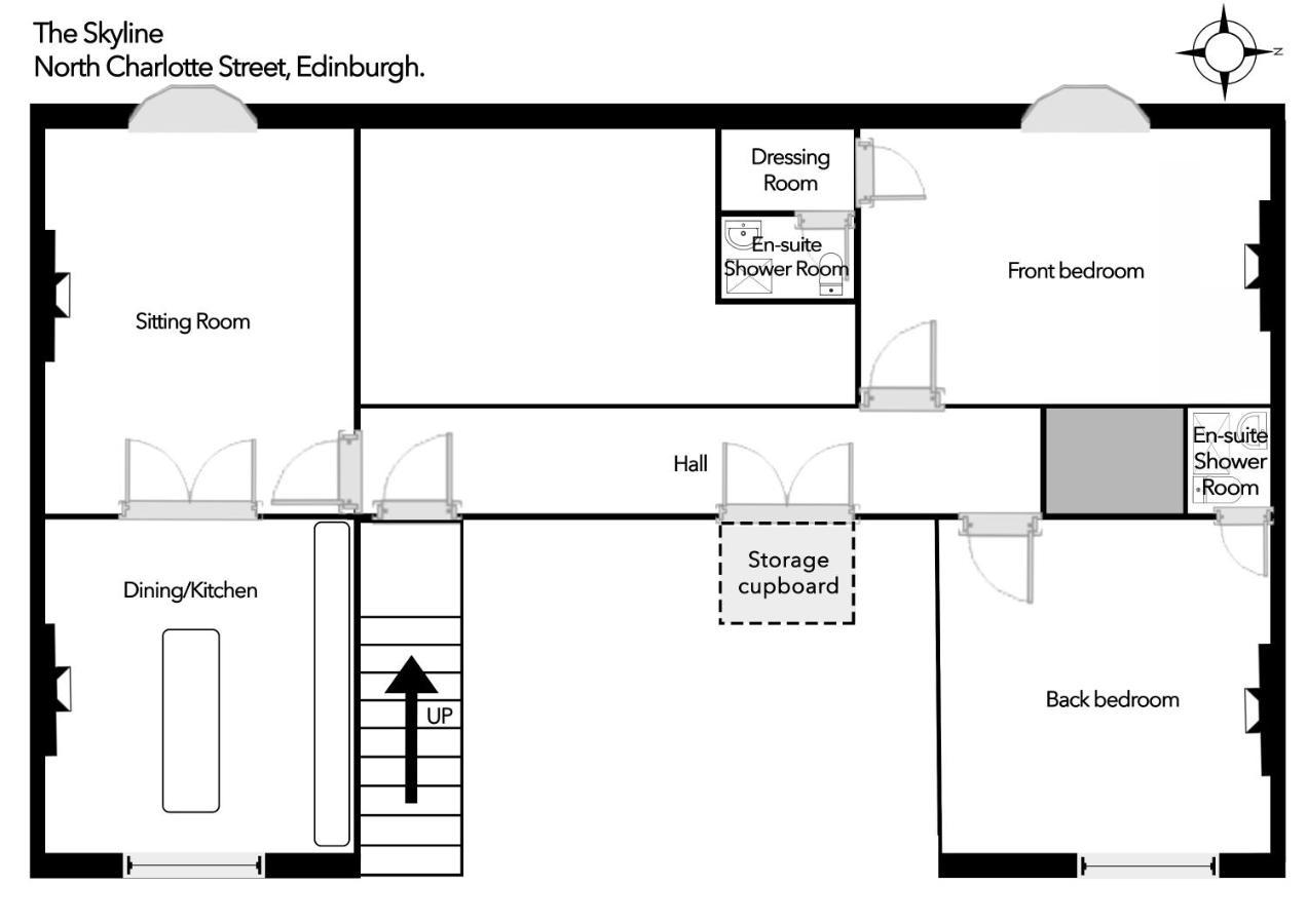 The Skyline - The Edinburgh Address Apartment Luaran gambar